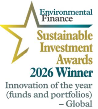 Environmental Finance Sustainable Investment Awards 2026 Winner badge