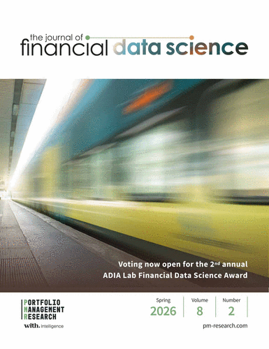 Cover: The Journal of Financial Data Science