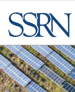 SSRN working paper cover image with solar panels